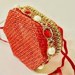 Ballotin panier rouge 