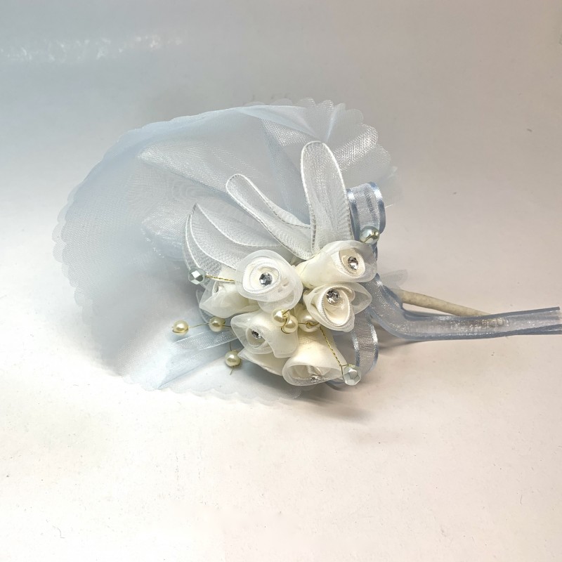 Porte dragées mini fleur et pearls