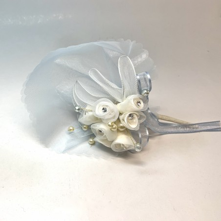 Porte dragées mini fleur et pearls