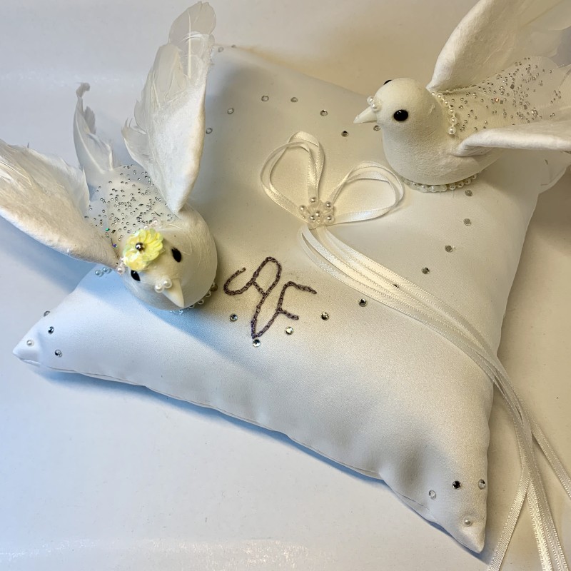 Colombes Coussin de alliances