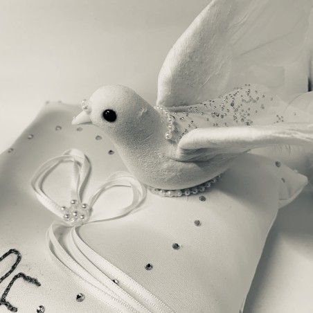 Colombes Coussin de alliances