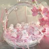 Centre de table avec 20 nounours en feutrine