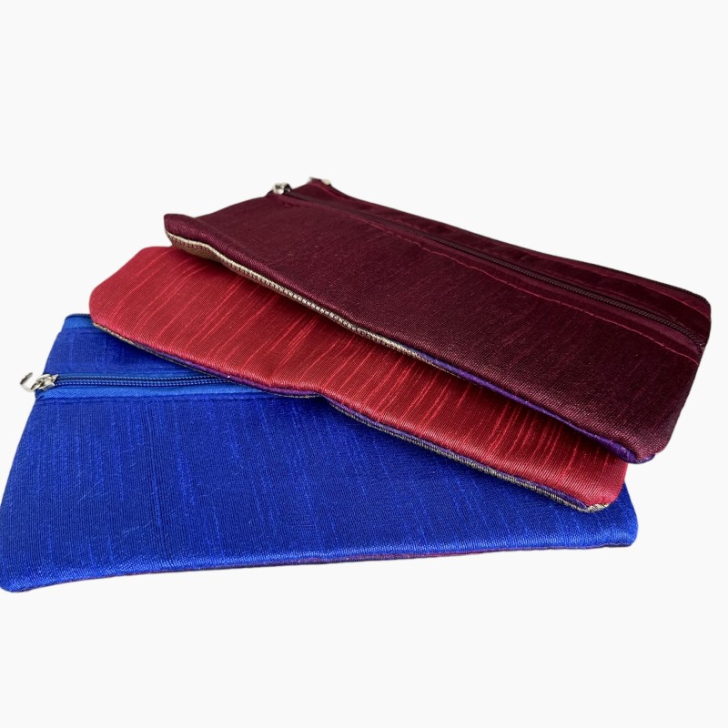 Pochette tissu brocade