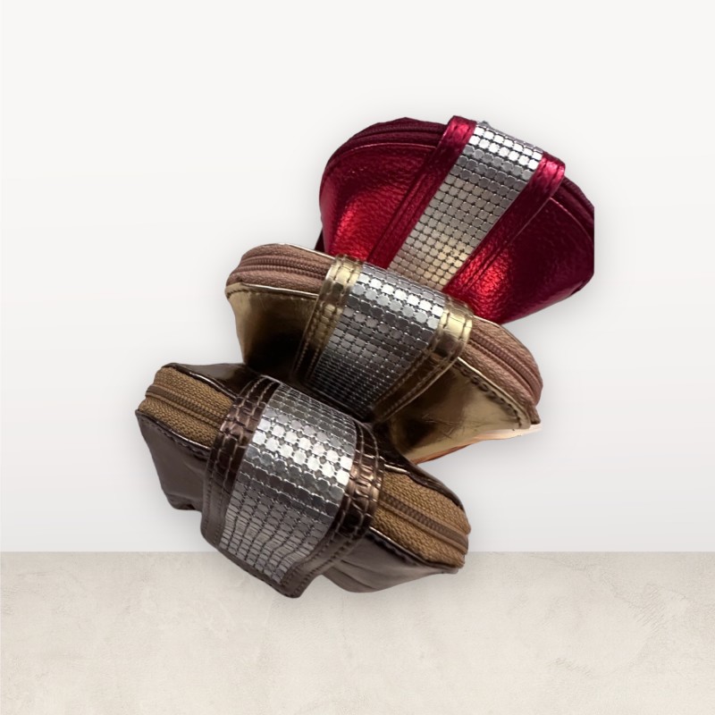 Porte-monnaie zip femme skai