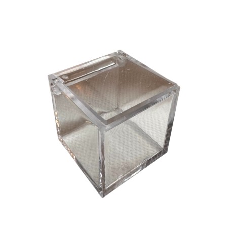 Cube plexi transparent pour vos gourmandises