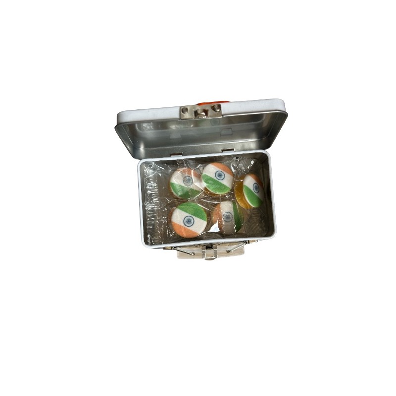 Valise et calissons couleur  Inde