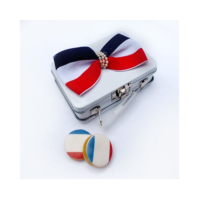 Calirons et valise décor couleurs  de France