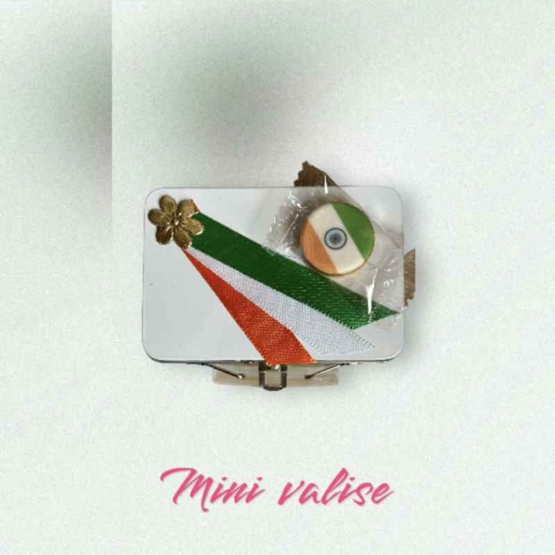 Calirons et valise décor couleurs  de France