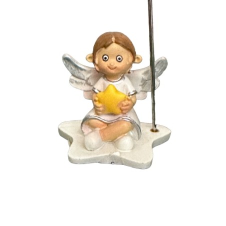 Porte photo ange assis