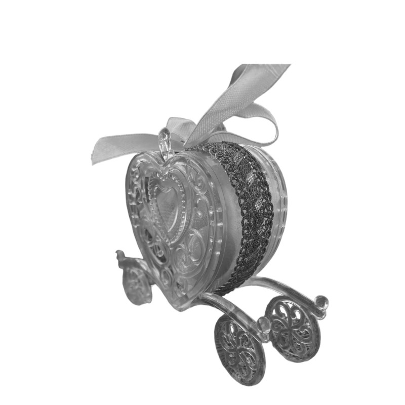 Boite Cendrillon carrosse transparent