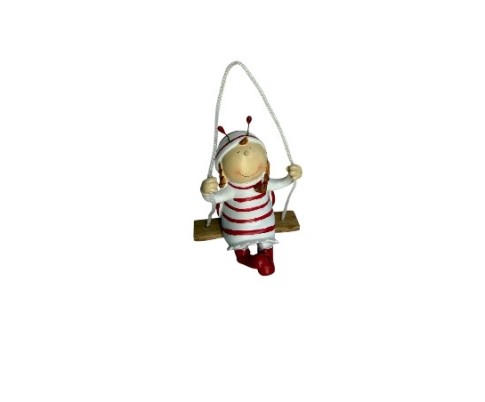 Ladybirds in a swing boy or girl