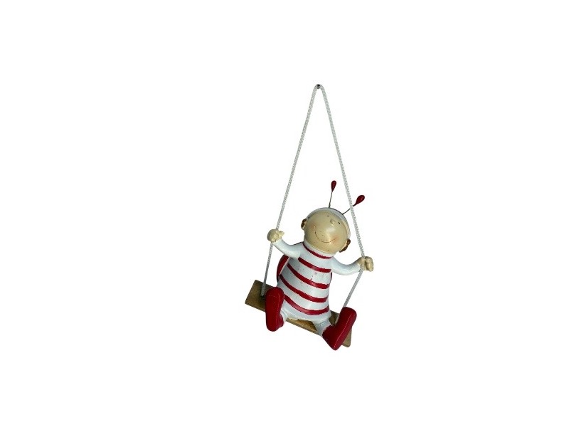 Ladybirds in a swing boy or girl