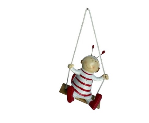 Ladybirds in a swing boy or girl