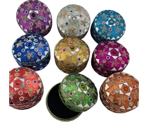 Boite ronde metal 9 boites