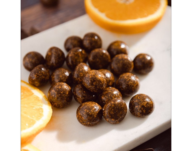 Pâtes de Fruit Orange et chocolat noir