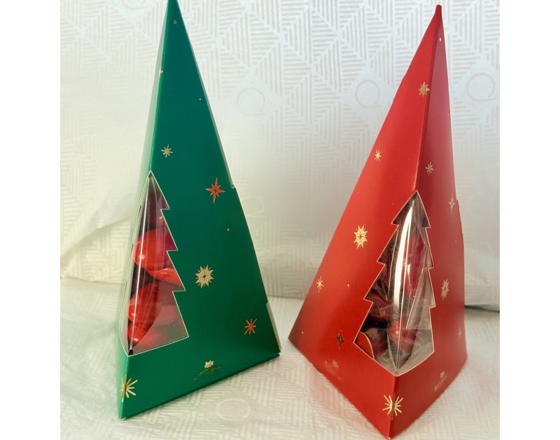 Sapin Cadeau Noël Garni de Galets Chocolat...