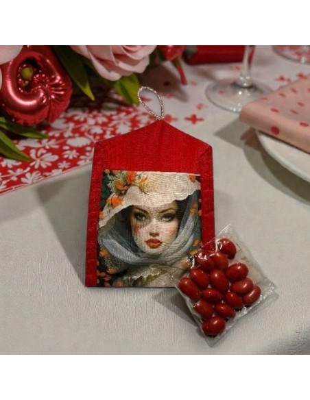 Pochette rétro réutilisable pour gourmandises