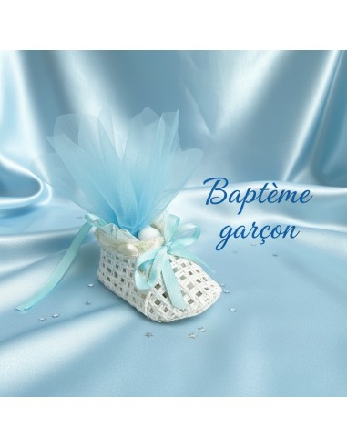 Chausson Baptême garçon