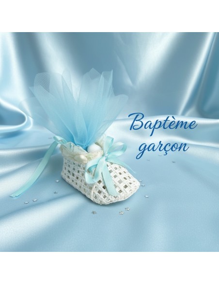 Chausson Baptême garçon