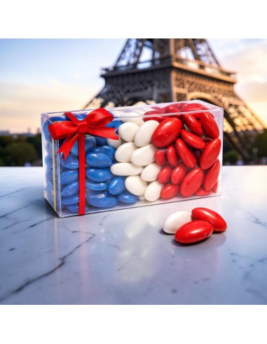 Pochon Dragées Prestige Bleu Blanc Rouge 🇫🇷