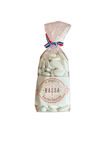Pochon Organza Oriental Parme et Galon Brodé