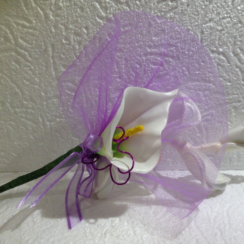 Fleur Arome violet dragees mariage