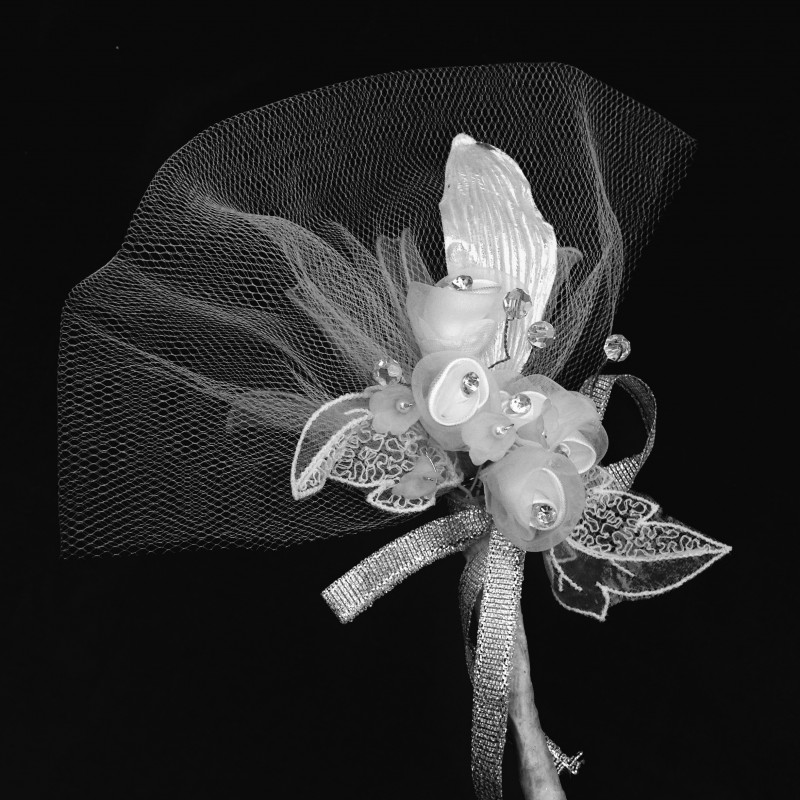 Ballotin  Bridal rose diamanté éléments swarovski