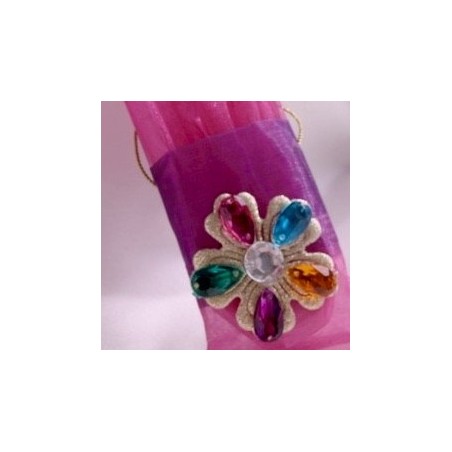 Multicoloured pouche  organza