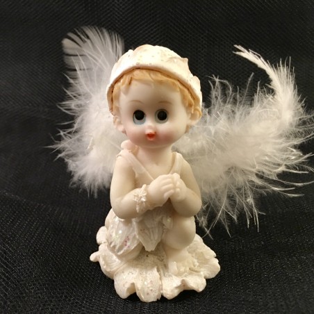 Sujet Anges  plumes avec des dragees