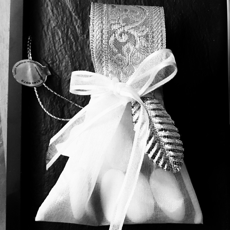 Blanc argenté pochon original