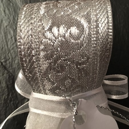 Blanc argenté pochon original