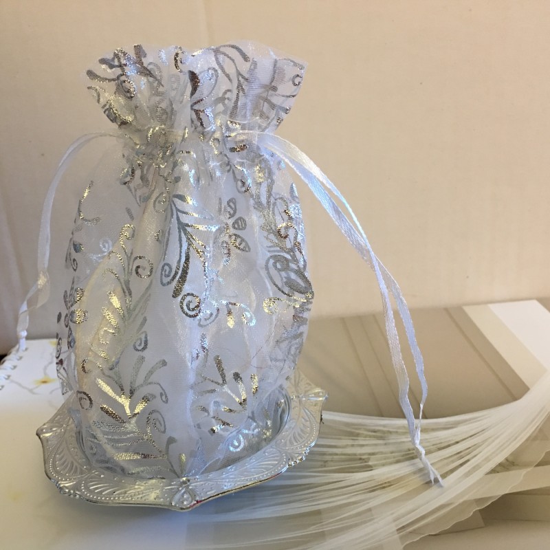 Ballotin tissu fond metal