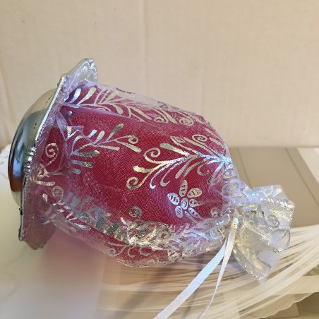 Ballotin tissu fond metal