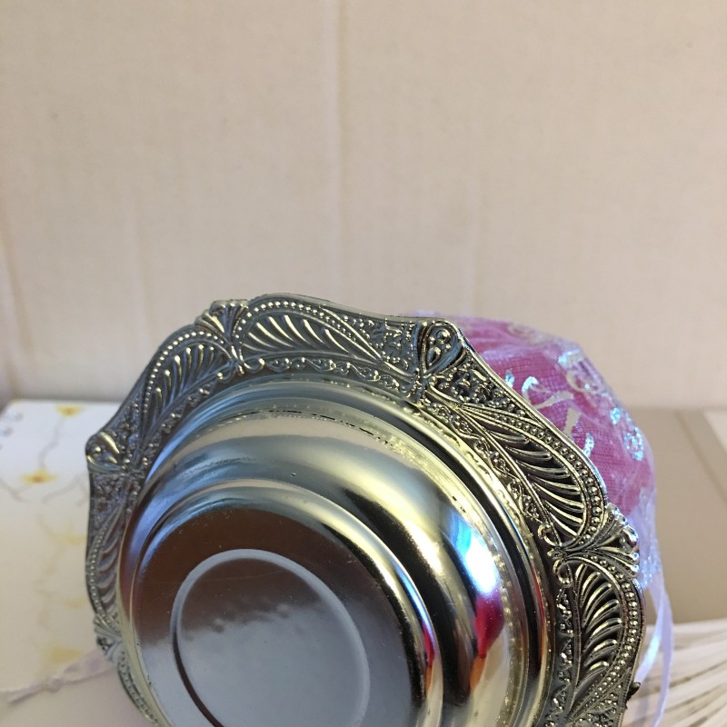 Ballotin tissu fond metal