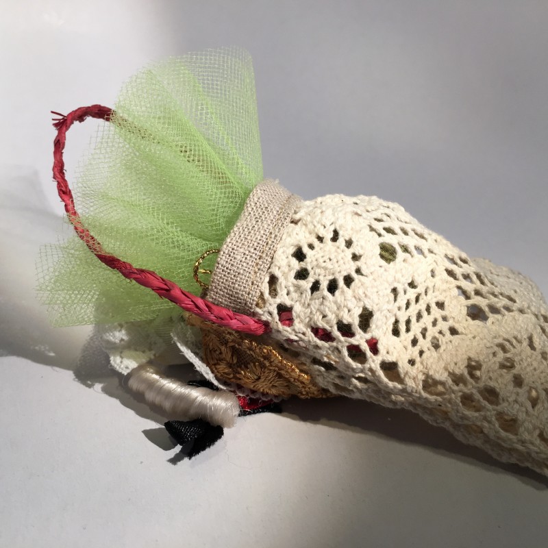 Sachet vintage poupée