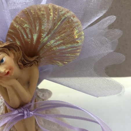 Elfe  blanc en résine