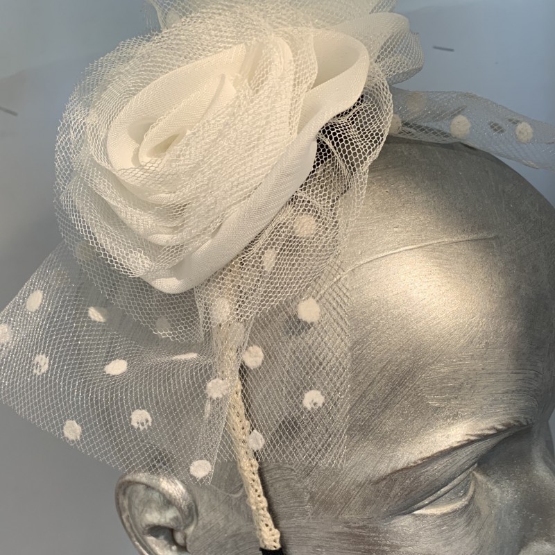Serre-tête fleur tulle