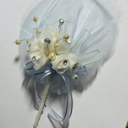 Porte dragées mini fleur et pearls