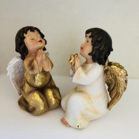 Category Fiarys and Elfes  - PrestaShop : Sleeping Angels with jordan almonds , Sujet Anges  plumes avec des dragees , Baptis...